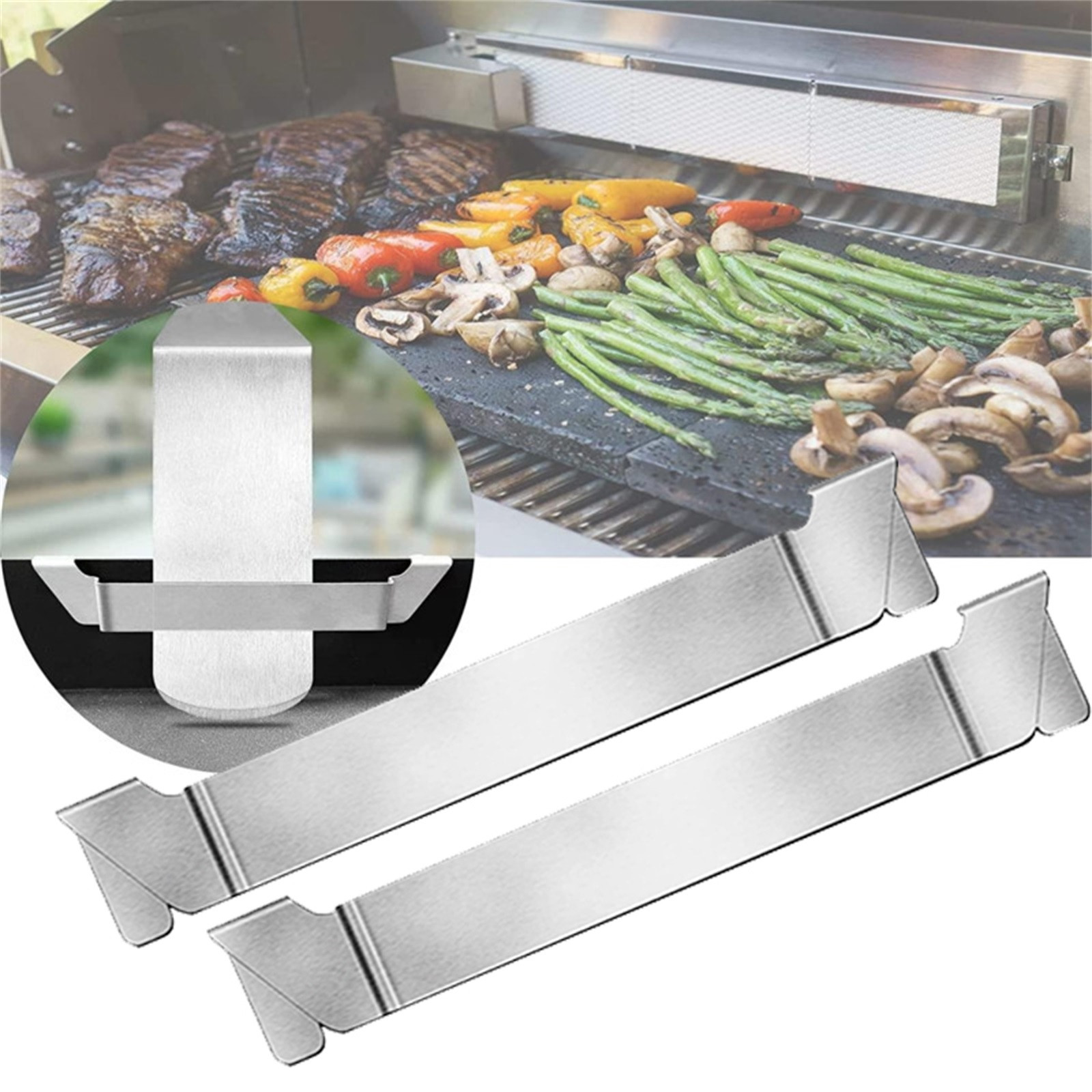Camping Cooking Top - BBQ Griddle Spatula Holder Steel Barbecue