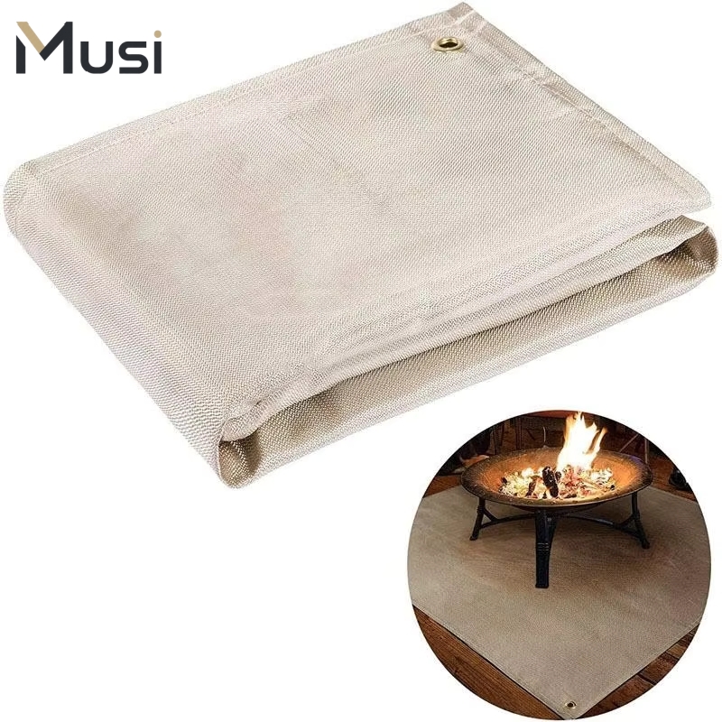 Camping Cooking - BBQ Grill Mat Fireproof Insulation Pad