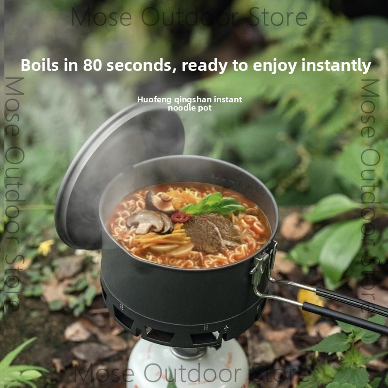 Camping Cooking Noodles - Instant Noodle Pot Hiking Set Outdoor