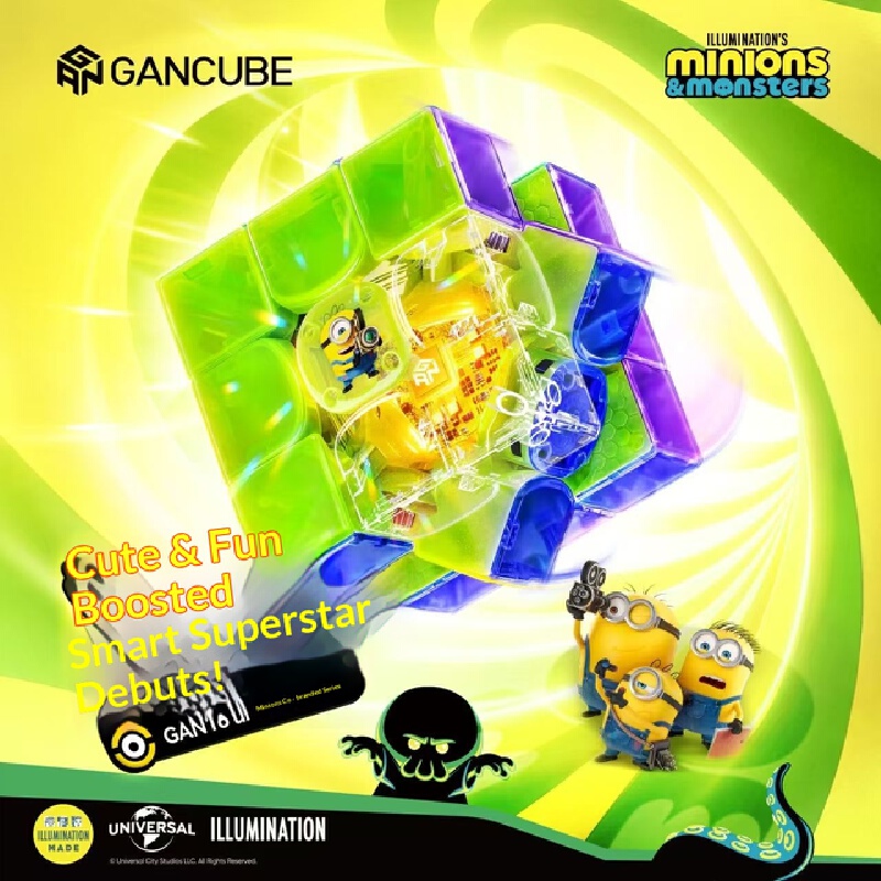 Fire Starter Cube - TOMY GAN Minions Magnetic 3X3 Maglev
