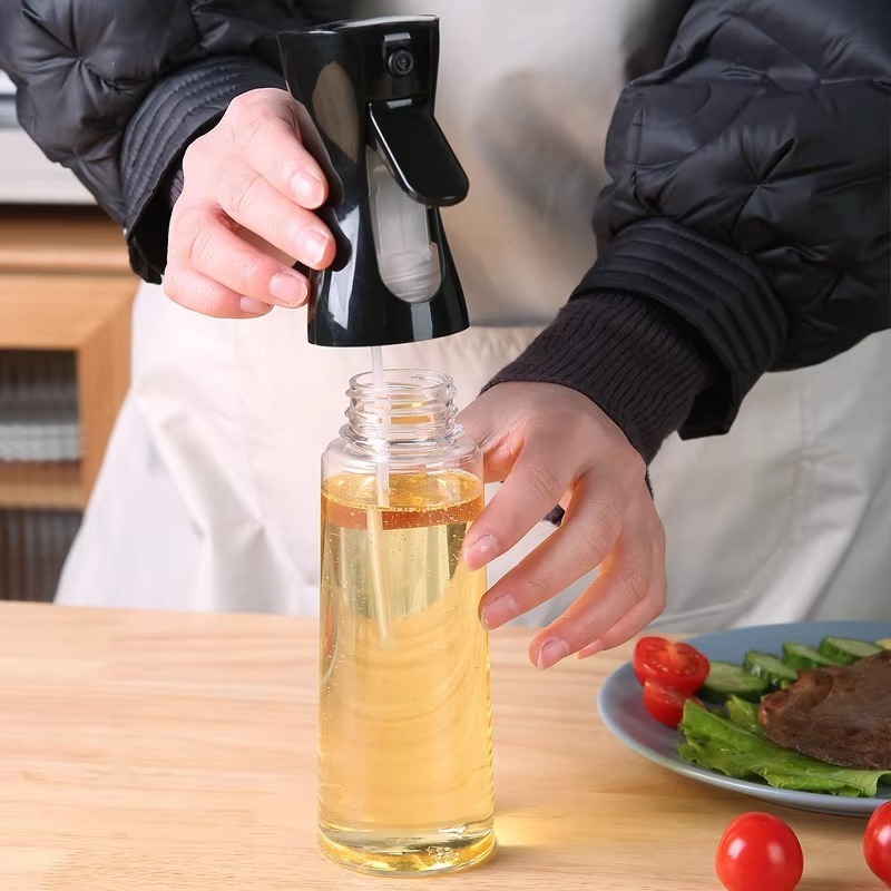 Camping Cooking Oil Container - 250ml Oil Spray Bottle Kitchen Cooking