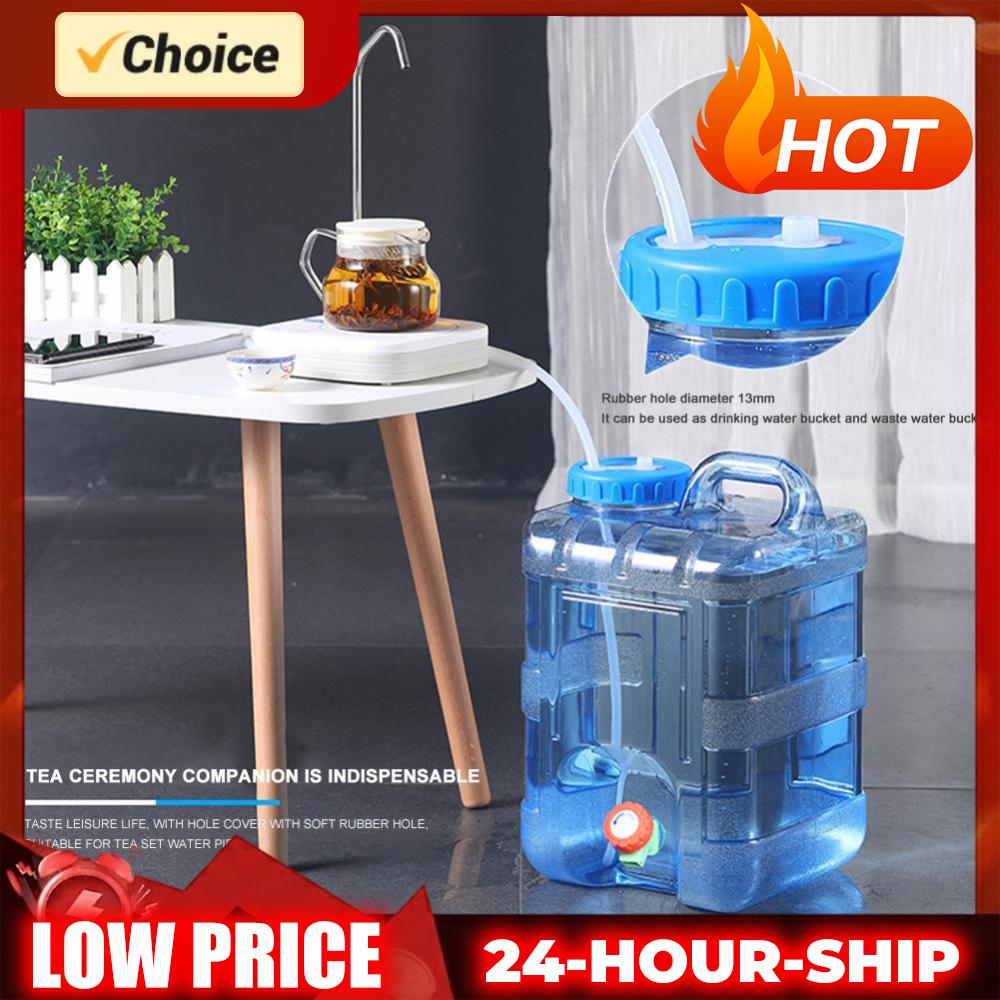 Camping Cooking Container - 5/8/10//12/15L Portable Water Bucket Driving Pure