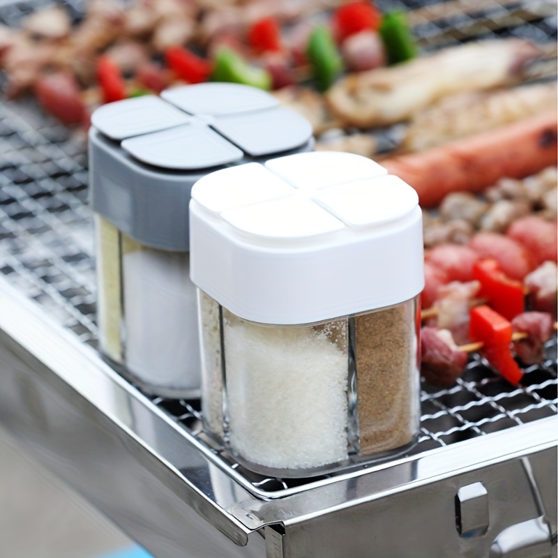 Camping Cooking Oil Container - 4in1 Camping Seasoning Shaker Multi-Purpose Spice