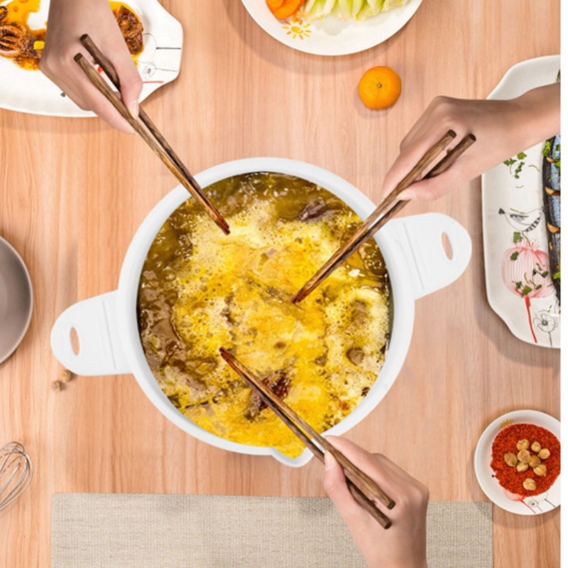 1.2L Foldable Electric Hot Pot - Camping Cooking Noodles ulasan dan harga