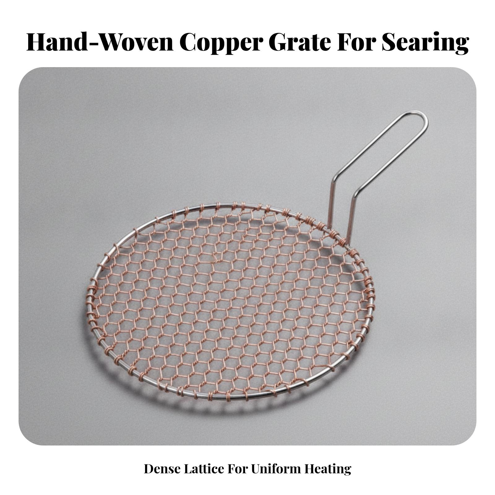 Portable Copper Mesh Round Gri - Camping Cooking ulasan dan harga