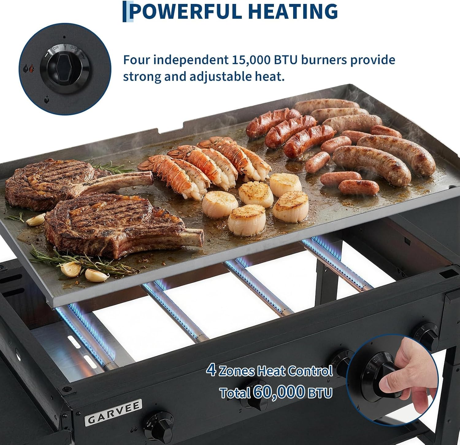 Tacleekii 36 Inch Flat Top Gri - Camping Cooking Top ulasan dan harga