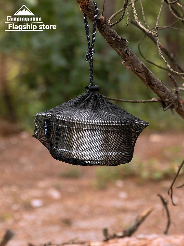 CAMPINGMOON Hiking lightweight - Camping Cooking Pot Stainless Steel ulasan dan harga