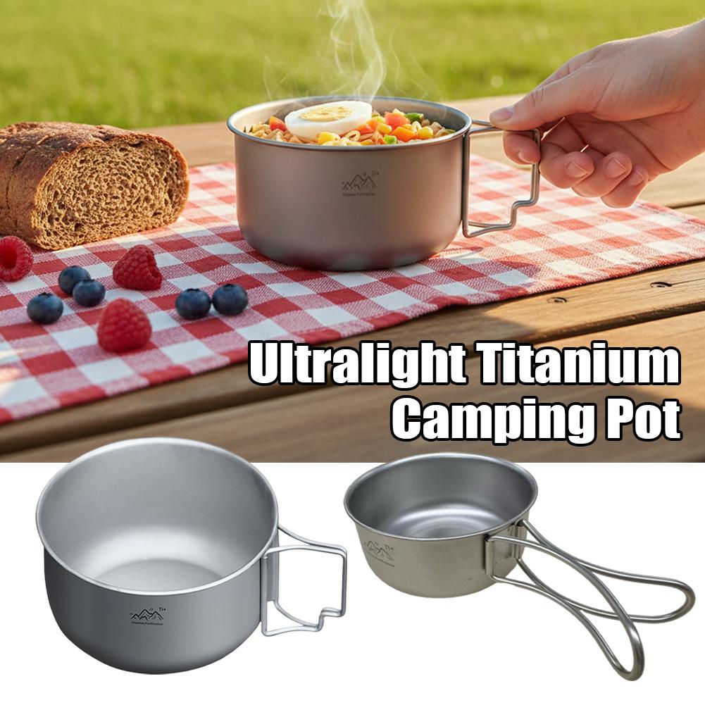 Ultralight Titanium Camping Po - Camping Cooking Noodles ulasan dan harga