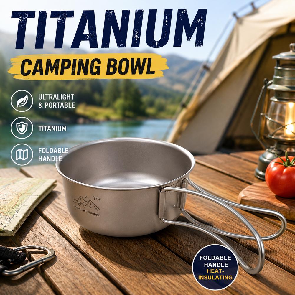 Ultralight Titanium Camping Po - Camping Cooking Noodles ulasan dan harga