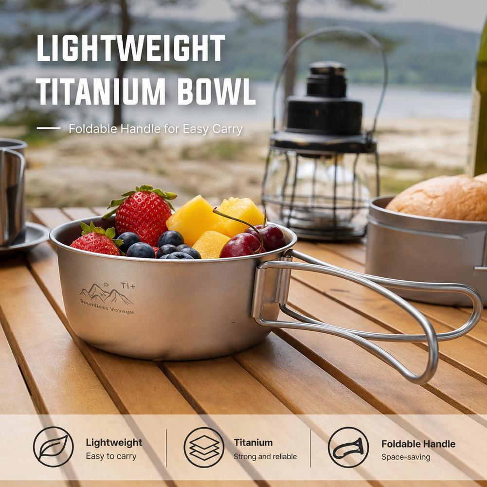 Ultralight Titanium Camping Po - Camping Cooking Noodles ulasan dan harga