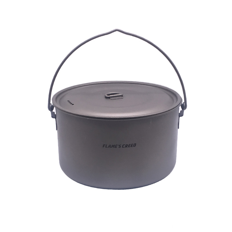 FLAME'S CREED 1100ml 1950ml Ul - Camping Cooking Pot Stainless Steel ulasan dan harga