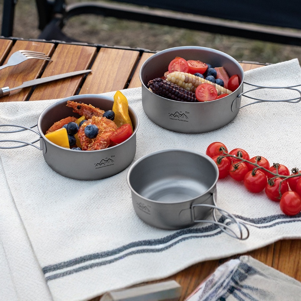 Ultralight Titanium Camping Po - Camping Cooking Noodles ulasan dan harga