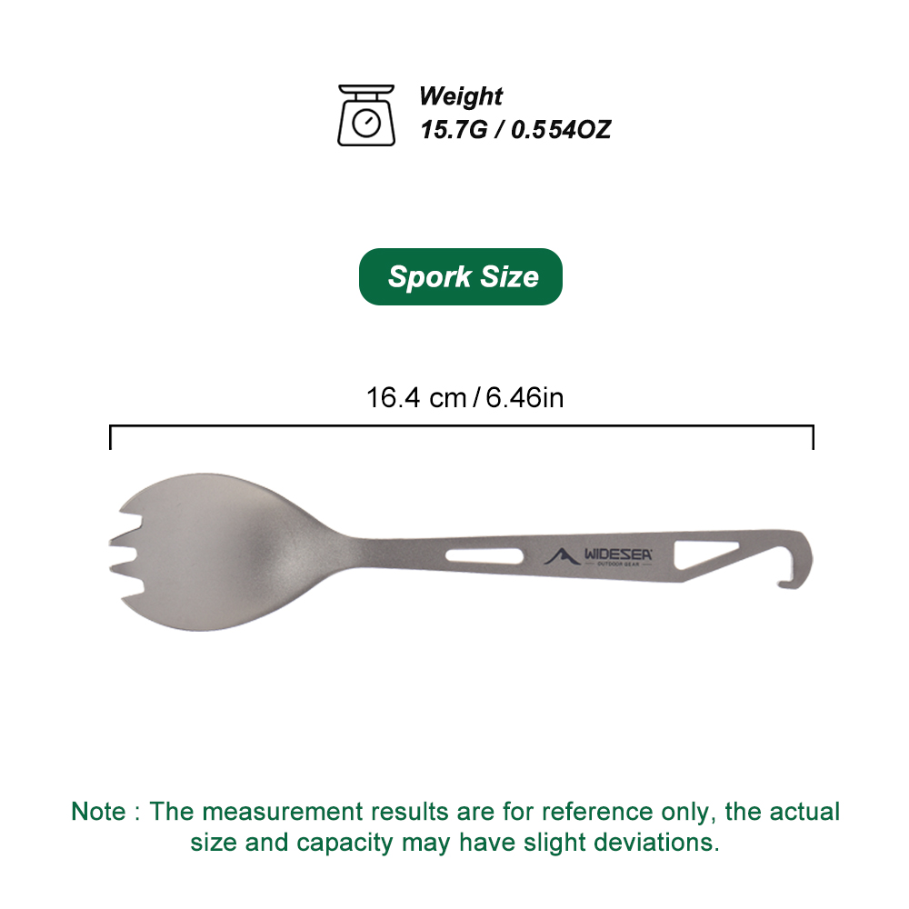 Widesea Camping Cooking Set Sp - Camp Spork Set ulasan dan harga
