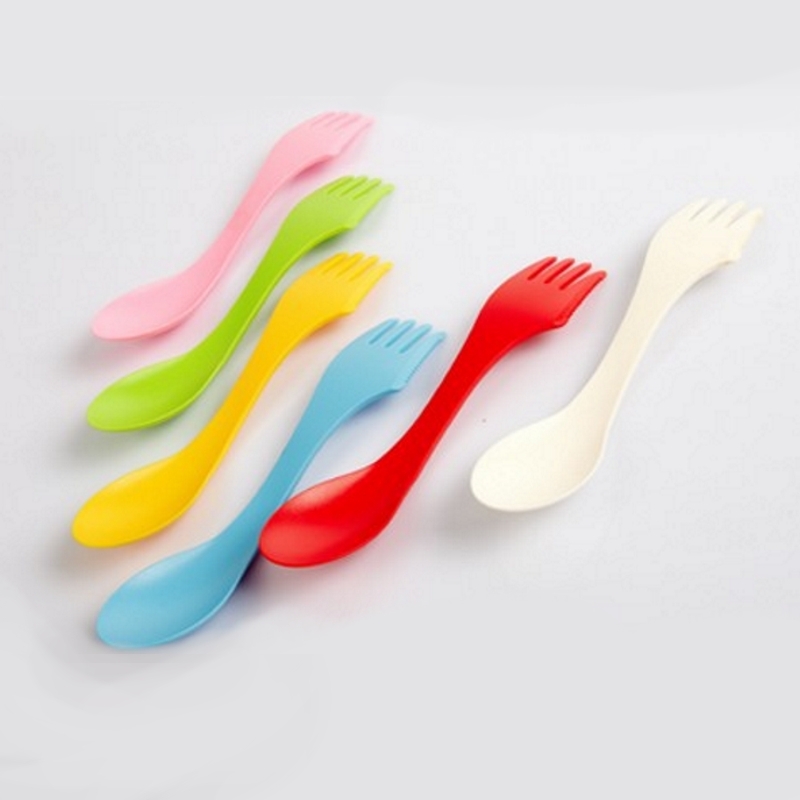 6PCS 3-in-1 Camp Utensils Set  - Camp Spork Set ulasan dan harga