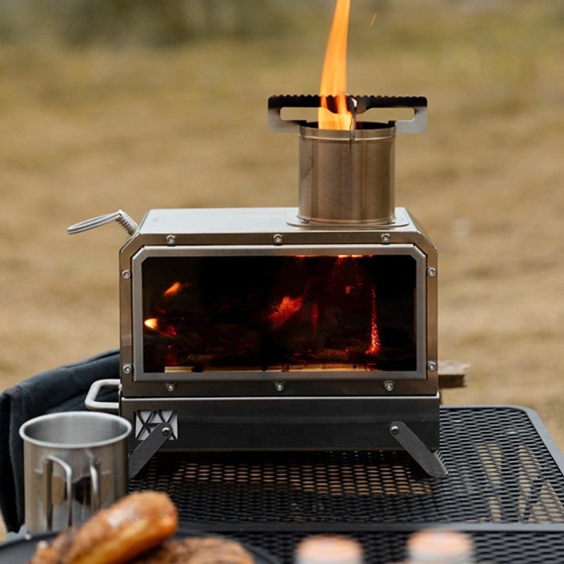 Stainless Steel Square Firewoo - Camping Cooking ulasan dan harga