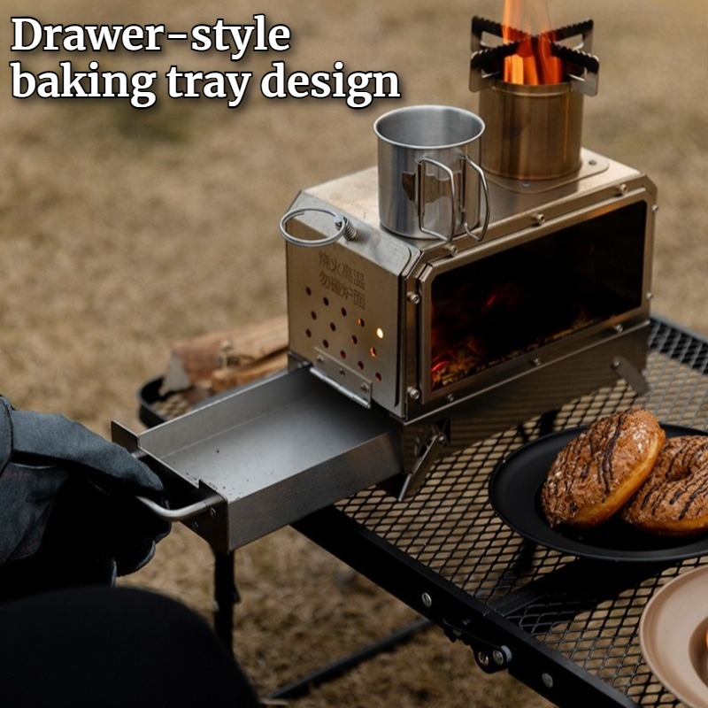 Stainless Steel Square Firewoo - Camping Cooking ulasan dan harga