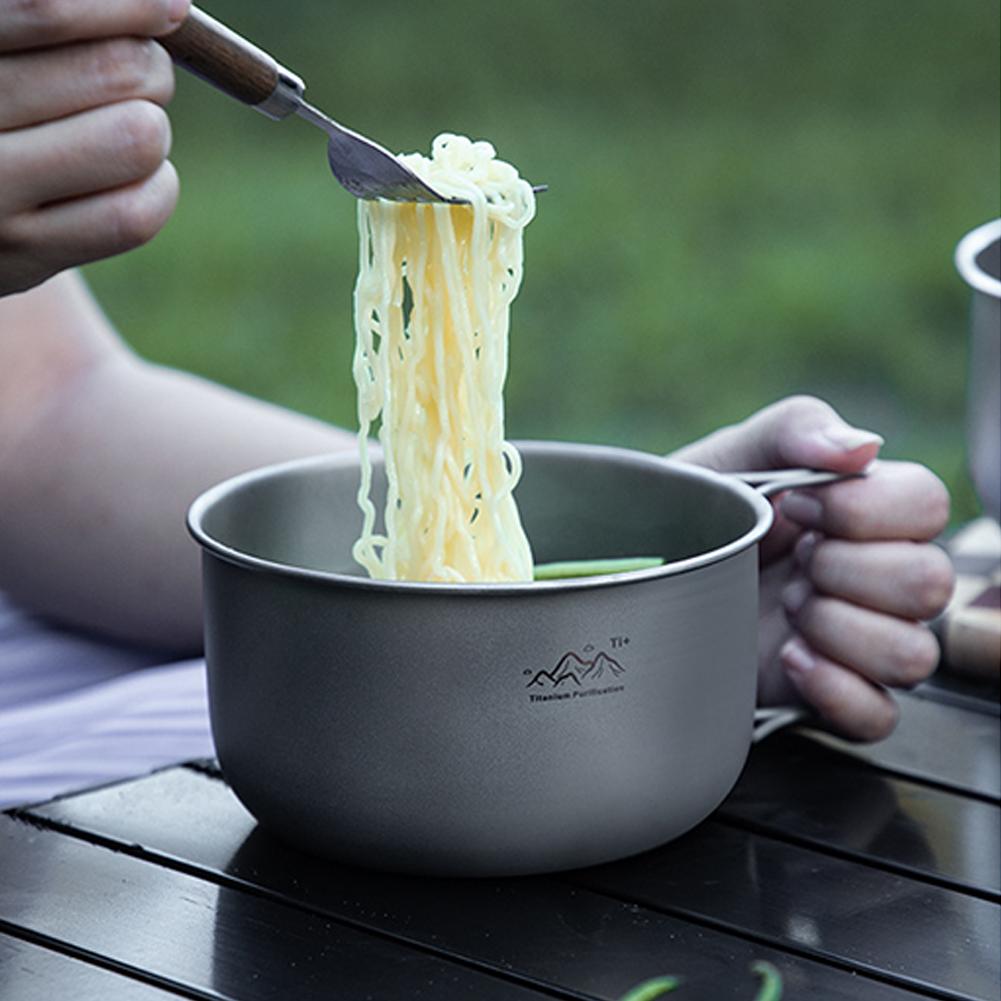 Ultralight Titanium Camping Po - Camping Cooking Pot Stainless Steel ulasan dan harga
