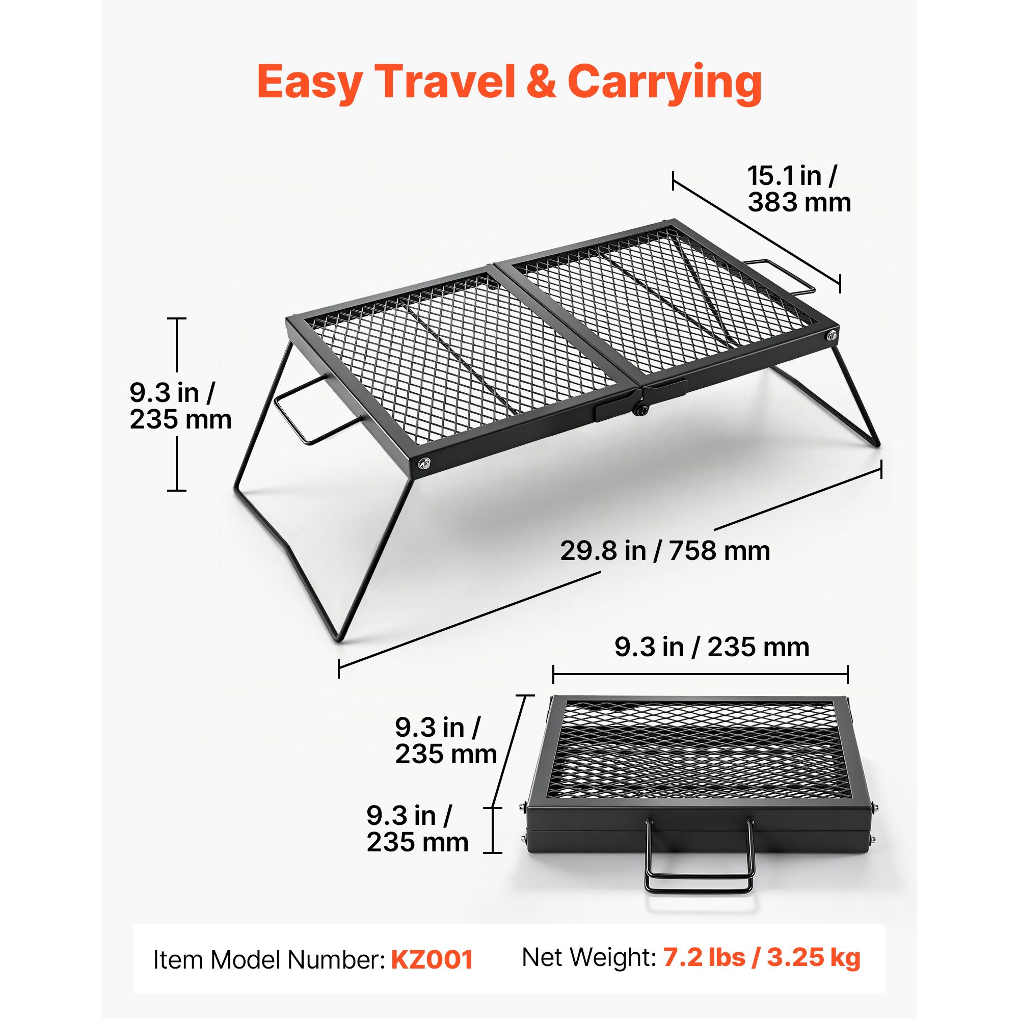 Heavy Duty Folding Campfire Gr - Camping Cooking Open Fire ulasan dan harga