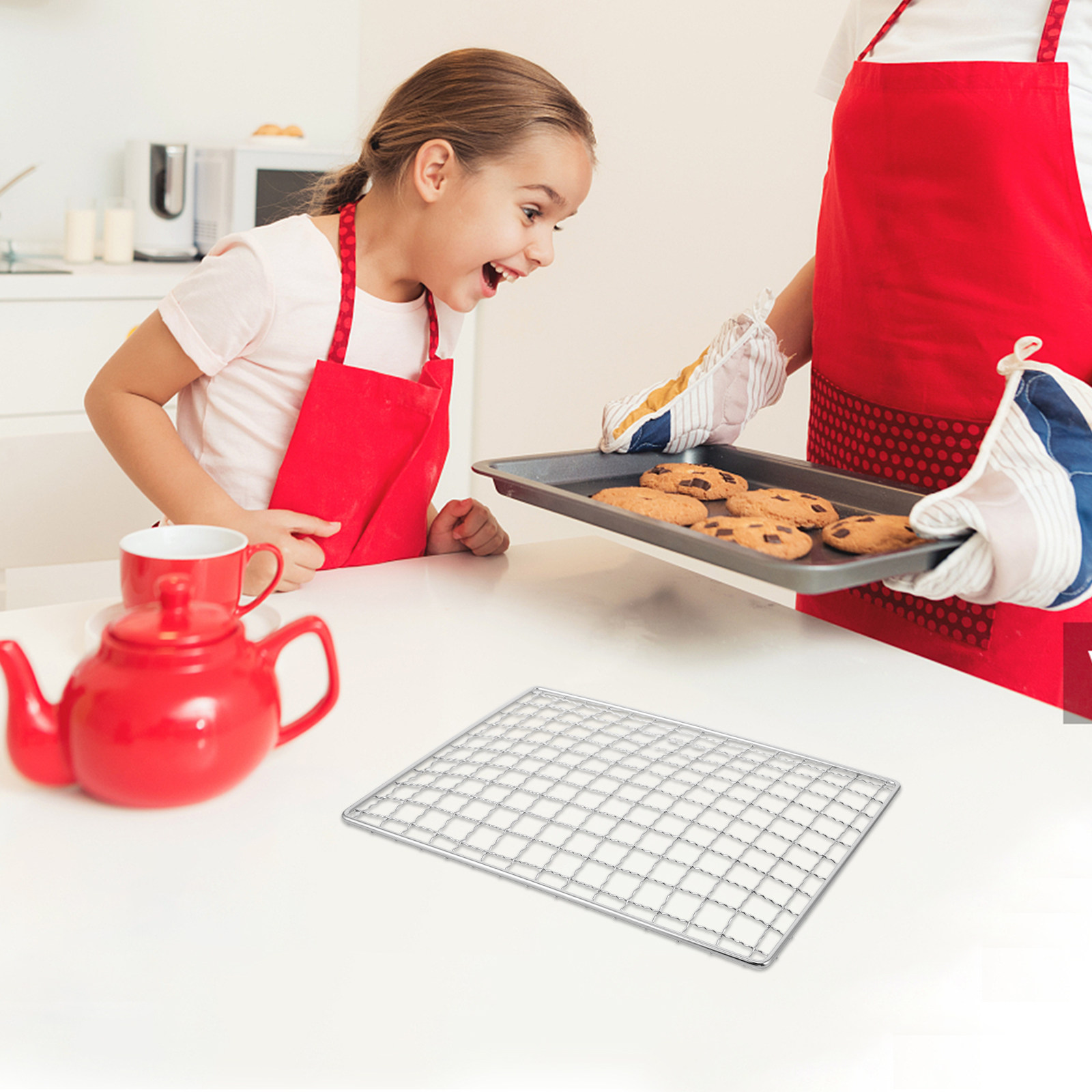 Stainless Steel Grill Mat Non  - Camping Cooking ulasan dan harga