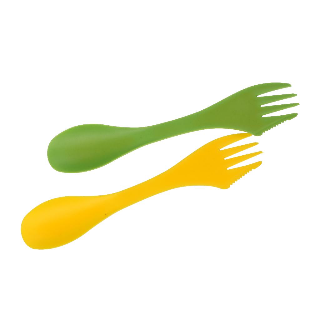 Multi-use Camping Utensils Set - Camp Spork Set ulasan dan harga