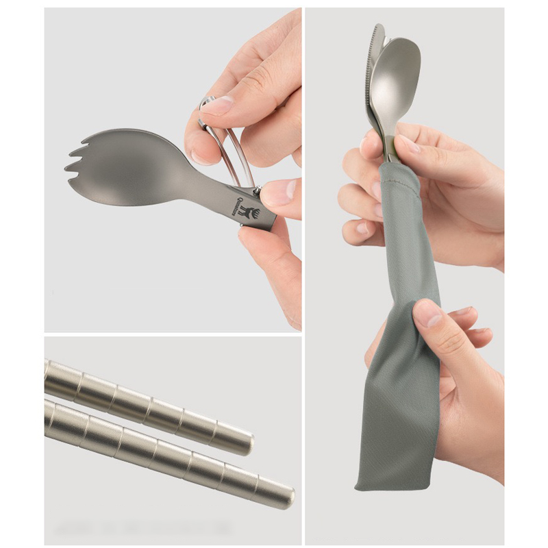 Camping Titanium Spork Spoon O - Camp Spork Set ulasan dan harga