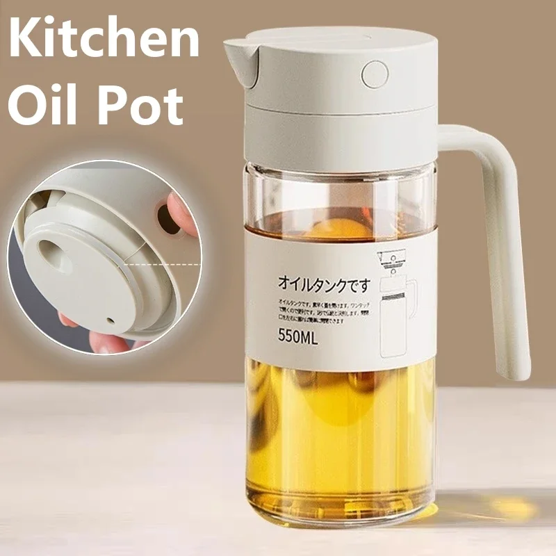 550mL Pourer Glass Bottles Oil - Camping Cooking Oil Container ulasan dan harga
