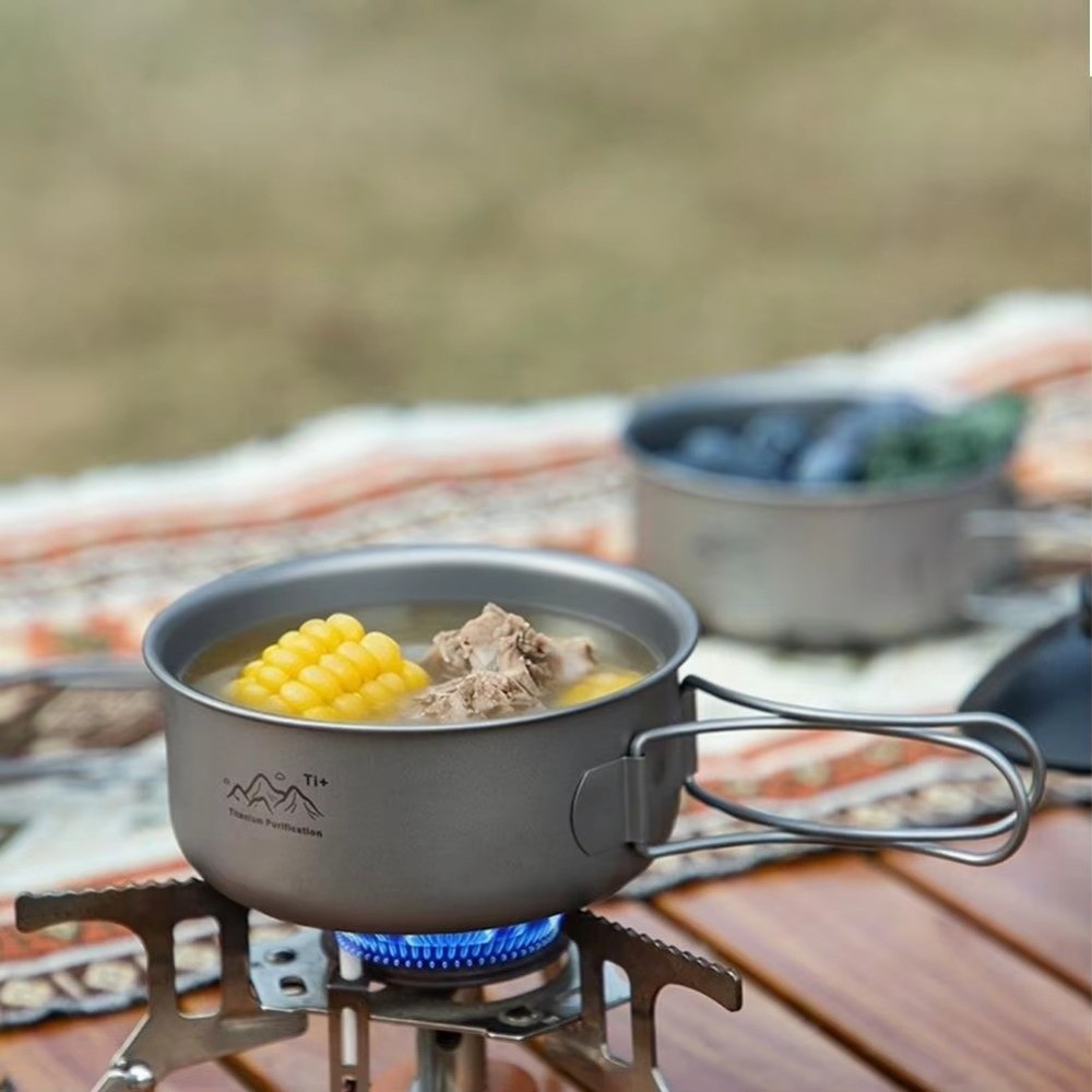 Portable Ultralight Camping Po - Camping Cooking Noodles ulasan dan harga