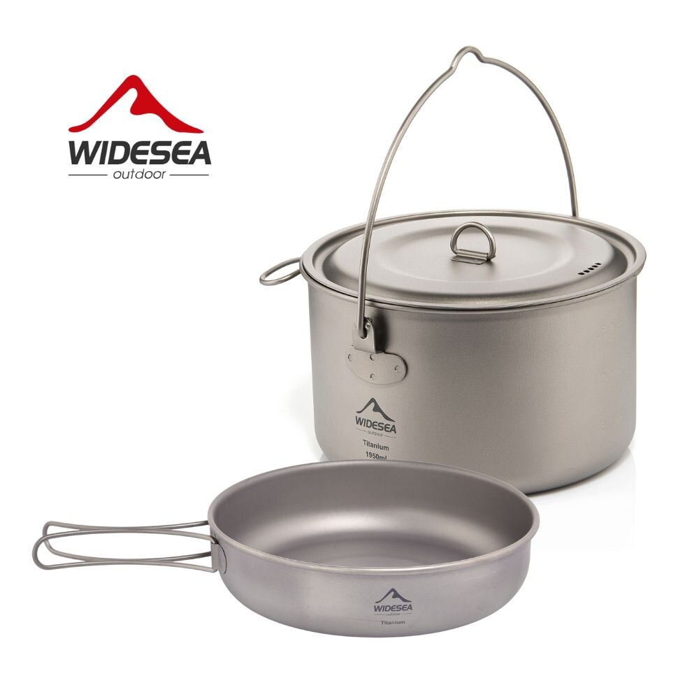 Widesea Camping Tableware Tita - Camping Cooking Pot Stainless Steel ulasan dan harga