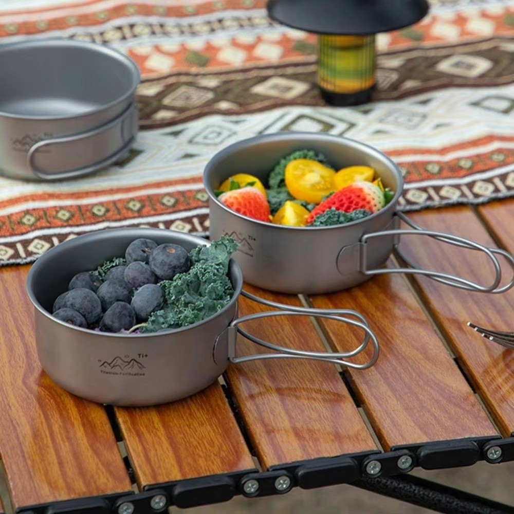 Outdoor Ultralight Camping Pot - Camping Cooking Noodles ulasan dan harga