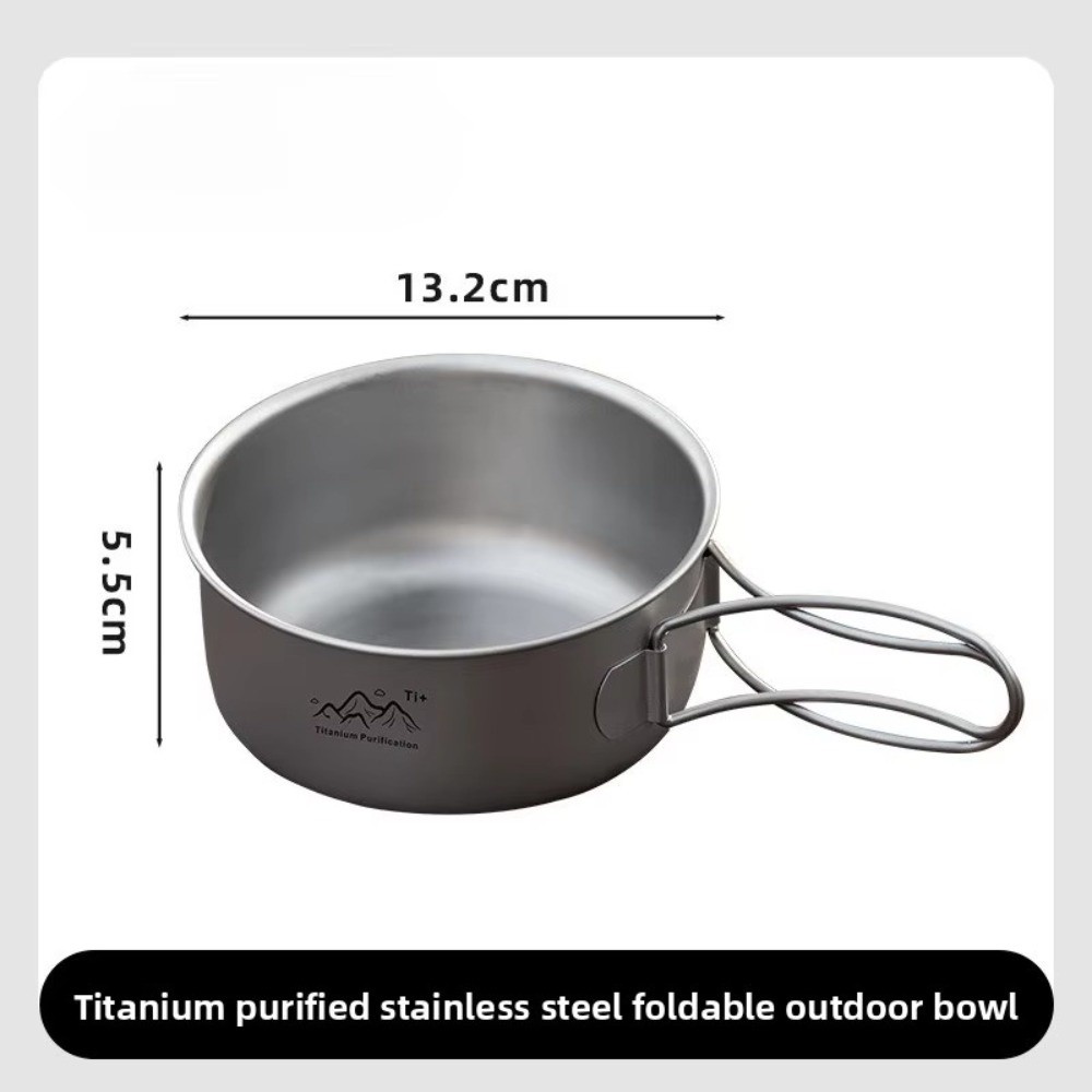 Outdoor Ultralight Camping Pot - Camping Cooking Noodles ulasan dan harga