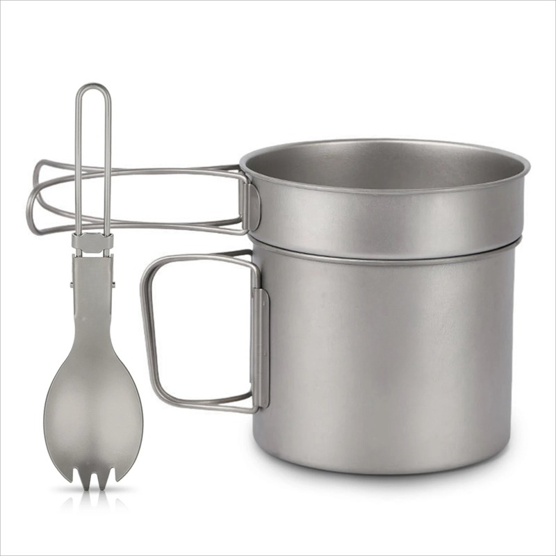 Lixada Ultralight Titanium Coo - Camp Spork Set ulasan dan harga