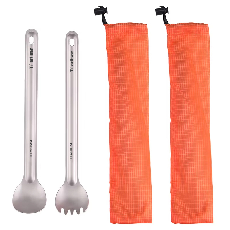 Tiartisan Pure Titanium Cutler - Camp Spork Set ulasan dan harga