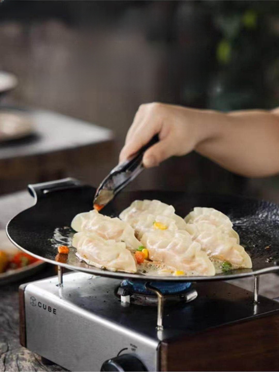 Outdoor Cast Iron Charcoal Gri - Camping Cooking ulasan dan harga