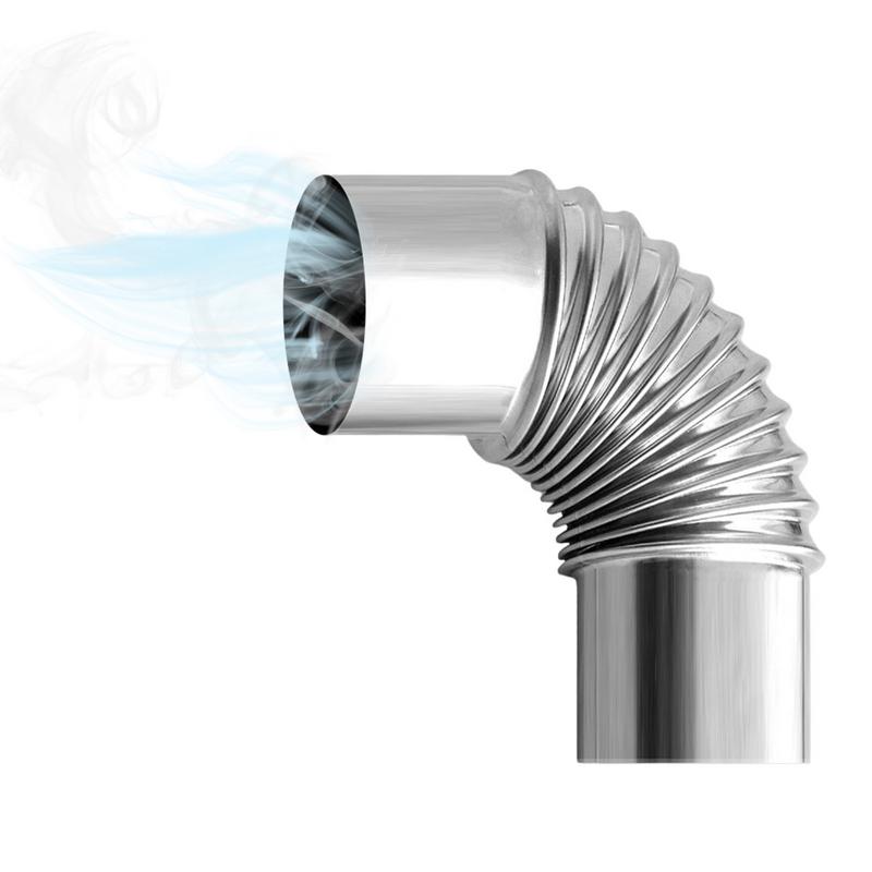 60/75mm Stainless Steel 90 Deg - Camping Cooking Equipment Gas ulasan dan harga