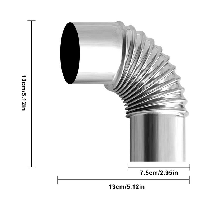 60/75mm Stainless Steel 90 Deg - Camping Cooking Equipment Gas ulasan dan harga