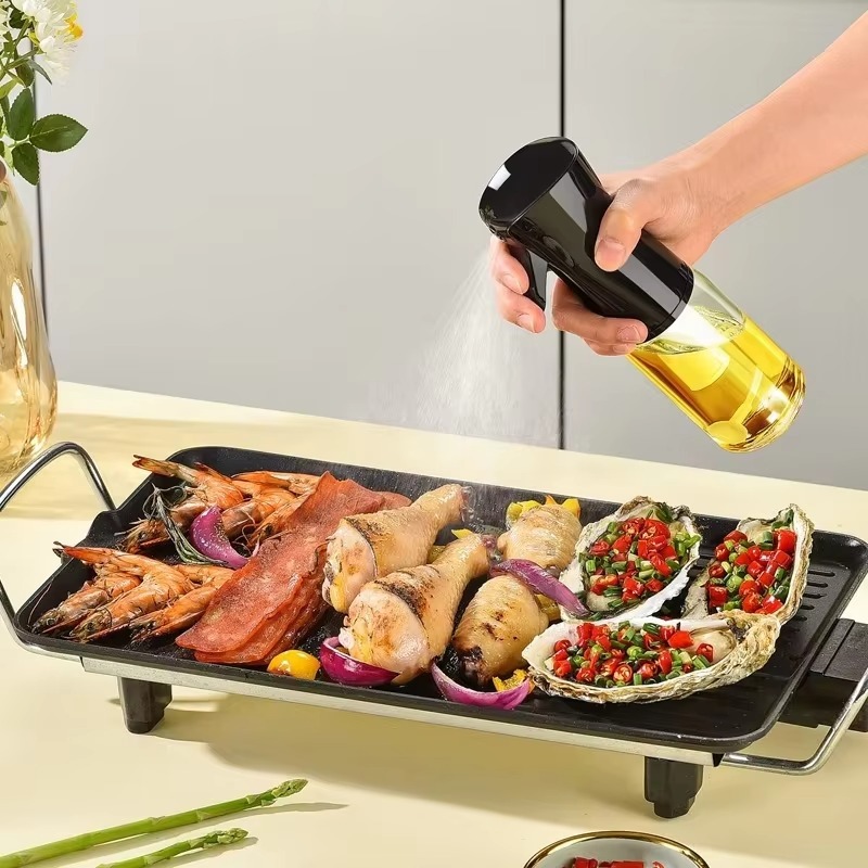 250ml Oil Spray Bottle Kitchen - Camping Cooking Oil Container ulasan dan harga