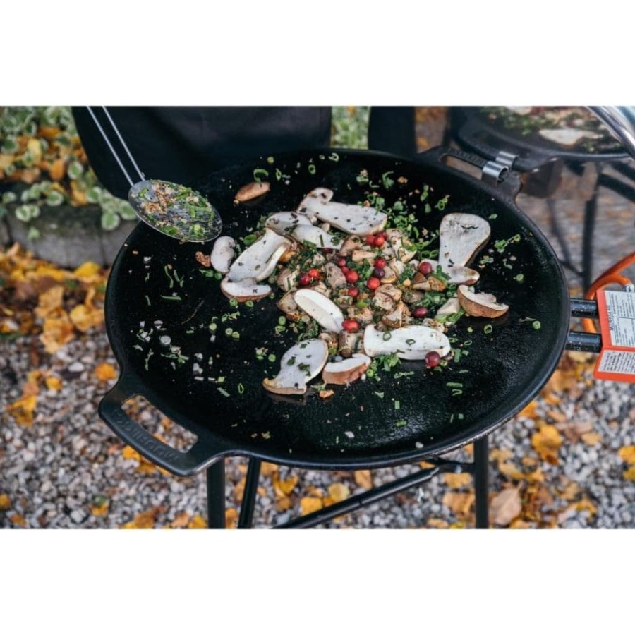 48cm Outdoor Griddle Pan with  - Camping Cooking Open Fire ulasan dan harga