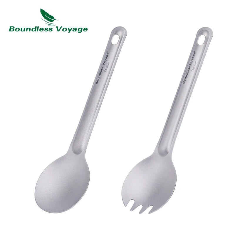 Boundless Voyage Titanium Cutl - Camp Spork Set ulasan dan harga