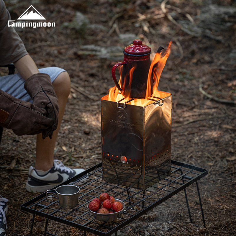 MT-18 CAMPINGMOON Foldable Por - Fire Starter Cube ulasan dan harga