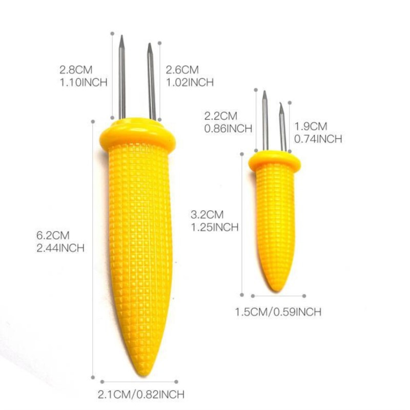 Stainless Steel Corn Holders A - Camping Cooking Container ulasan dan harga