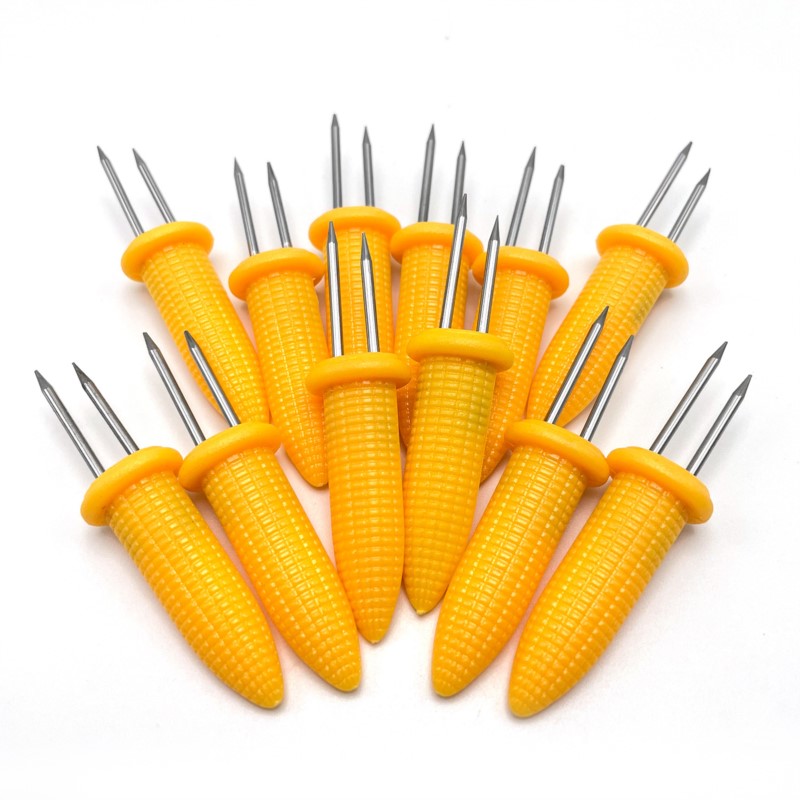 Stainless Steel Corn Holders A - Camping Cooking Container ulasan dan harga