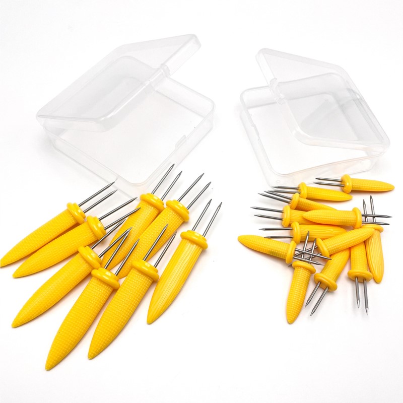 Stainless Steel Corn Holders A - Camping Cooking Container ulasan dan harga