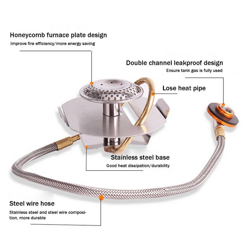 Outdoor Camping Gas Stove 3200 - Camping Cooking Equipment Gas ulasan dan harga