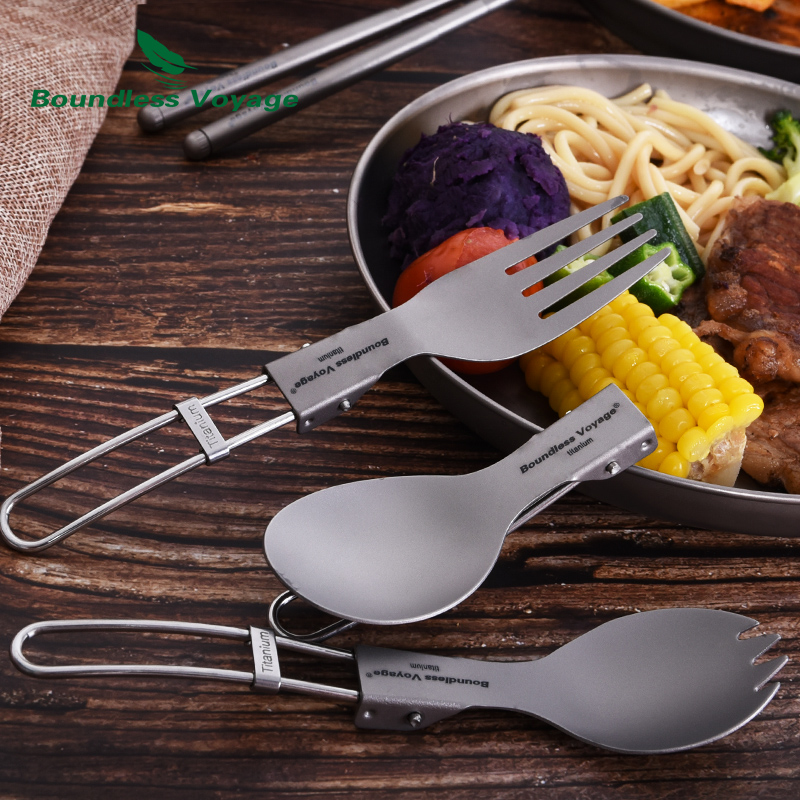 Boundless Voyage Titanium Camp - Camp Spork Set ulasan dan harga