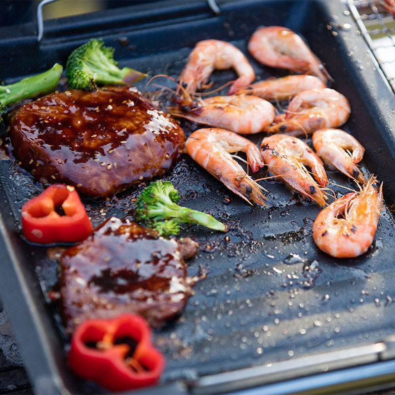 Outdoors Thick Square Grill Pa - Camping Cooking Device ulasan dan harga