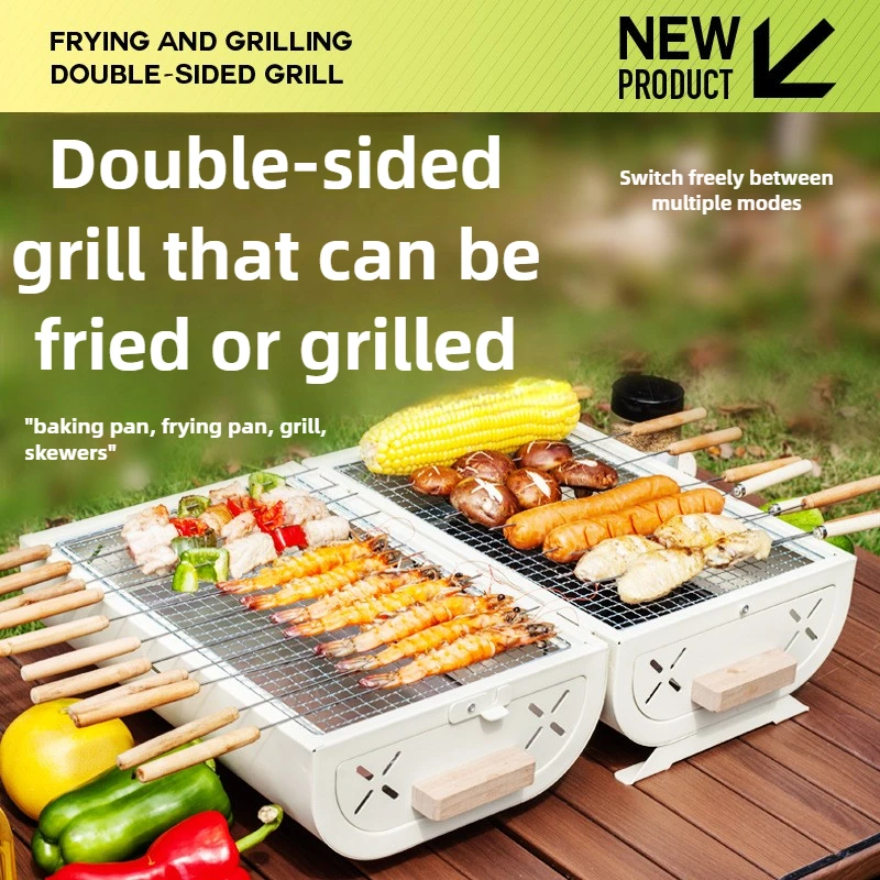 Barbecue Oven Household Grill  - Camping Cooking Device ulasan dan harga