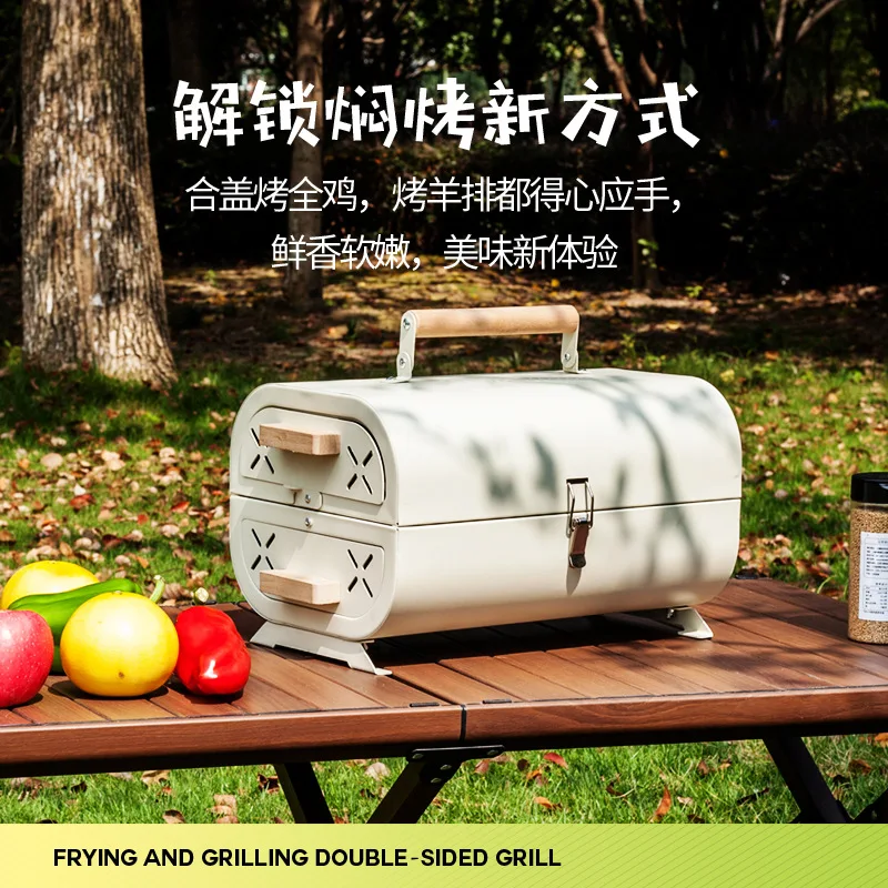 Barbecue Oven Household Grill  - Camping Cooking Device ulasan dan harga
