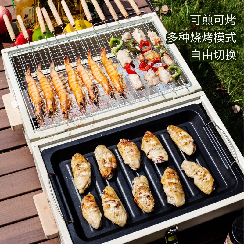 Barbecue Oven Household Grill  - Camping Cooking Device ulasan dan harga