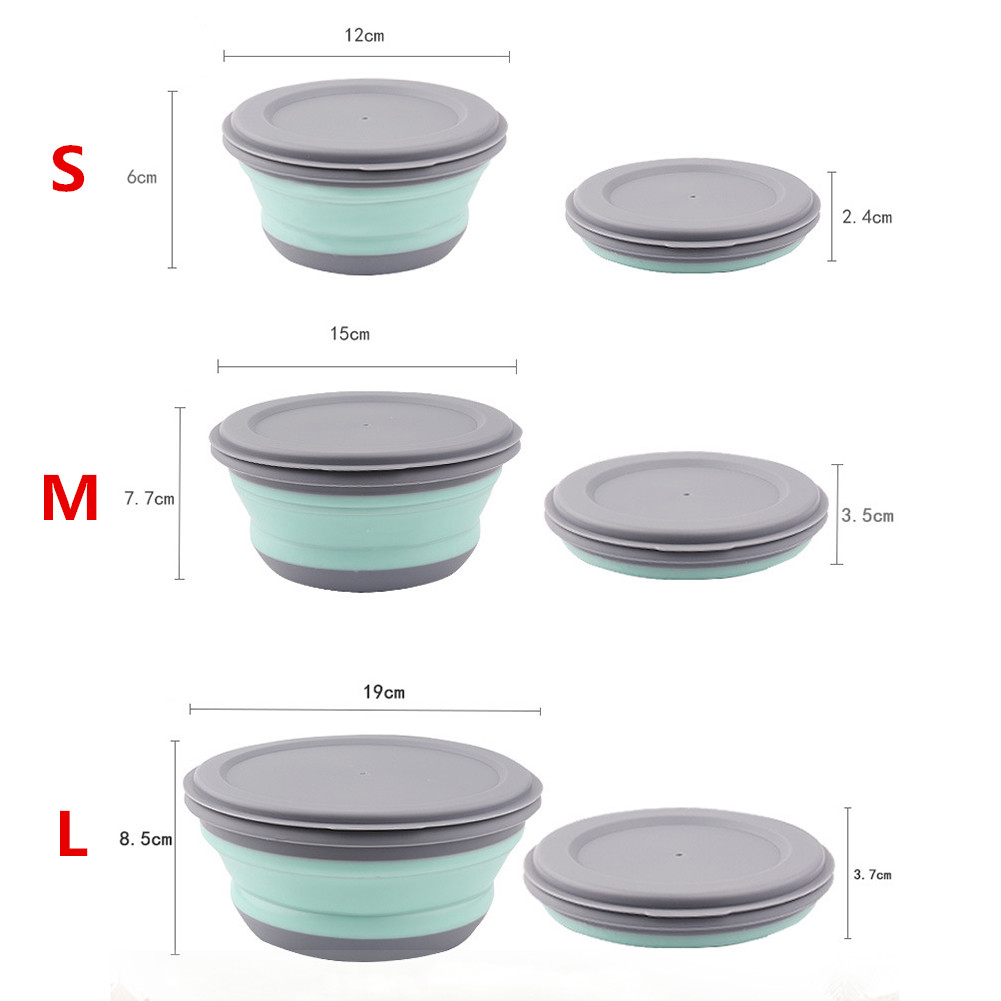 Portable Folding Lunch Box Bow - Camping Cooking Oil Container ulasan dan harga