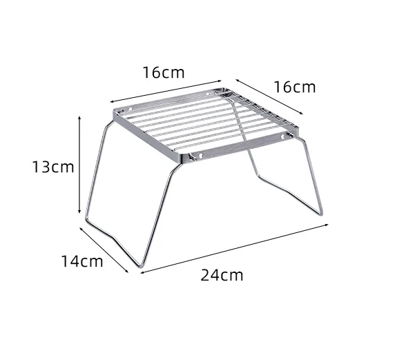 Folding Campfire Grill Grate O - Camping Cooking Open Fire ulasan dan harga